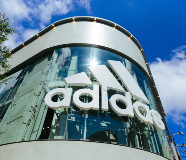 Adidas Logo on a building