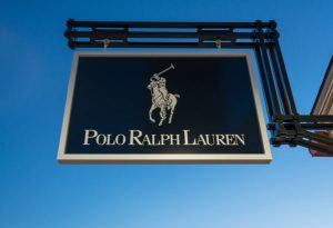Pylon sign of Polo Ralph Lauren logo